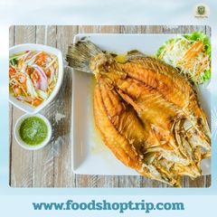 crispy fried fish with fish sauce